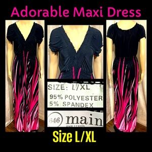 Size L/XL- Adorable Maxi Dress